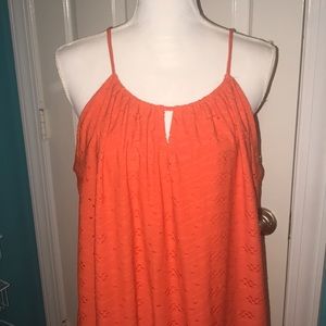 Cute orange plus size 18 dress